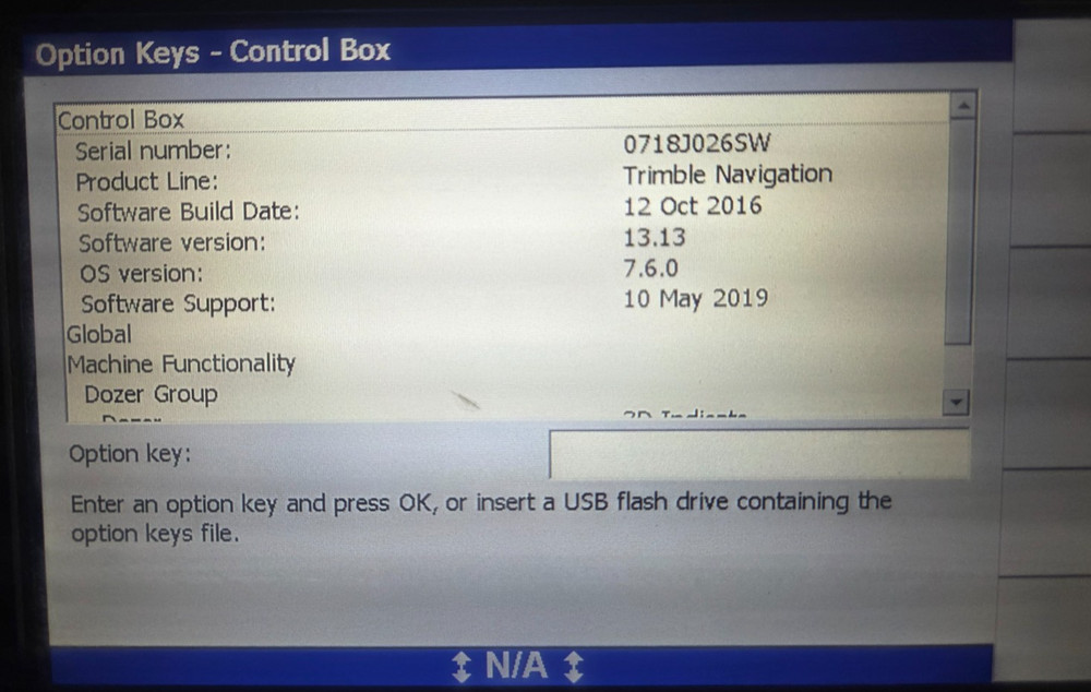 Trimble GCS900 GPS Machine Control CB460 Dozer Display, MS990 Cable