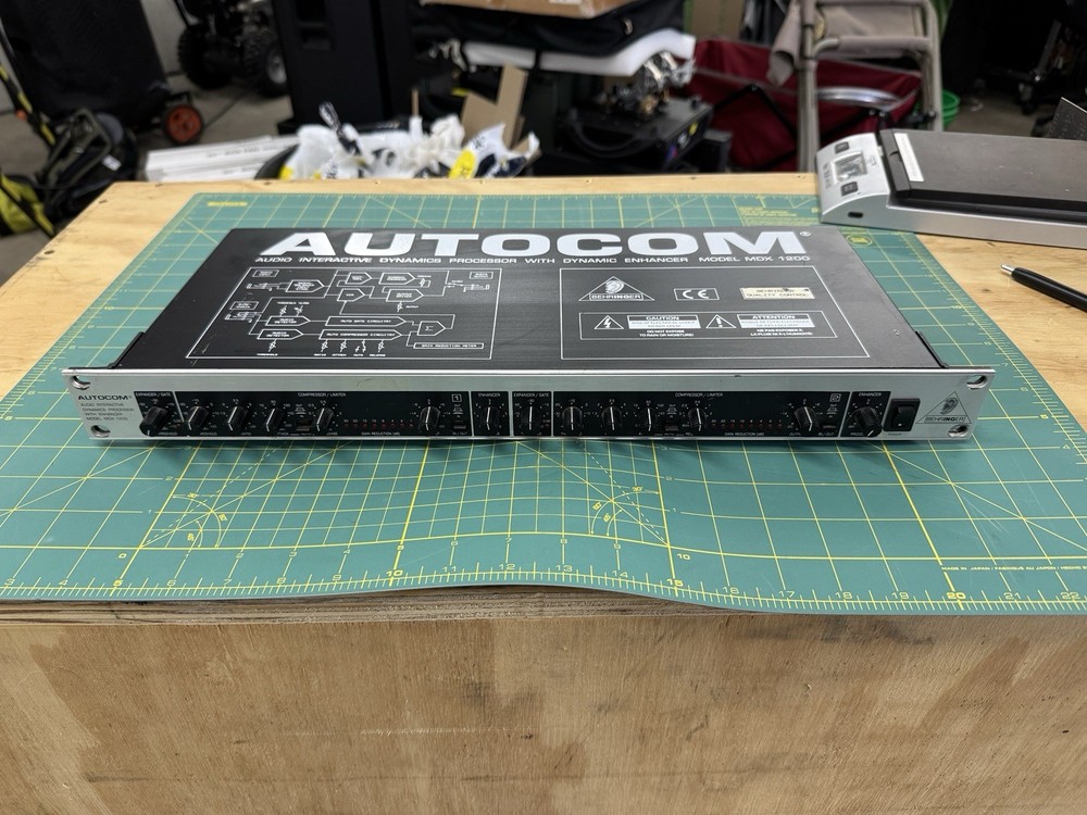 Behringer Autocom MDX1200 Interactive Dynamics Processor Dynamic Enhancer