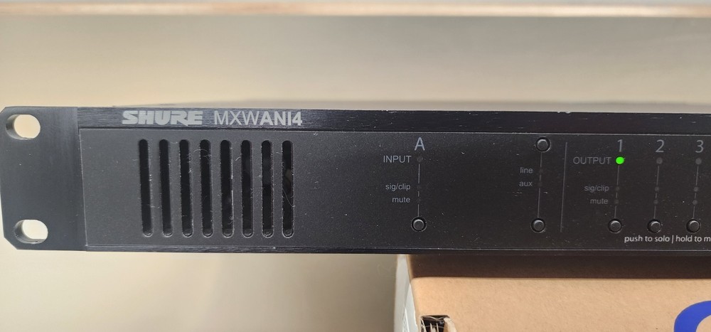 Shure MXWANI4 MicroFlex Wireless Audio Network Interface