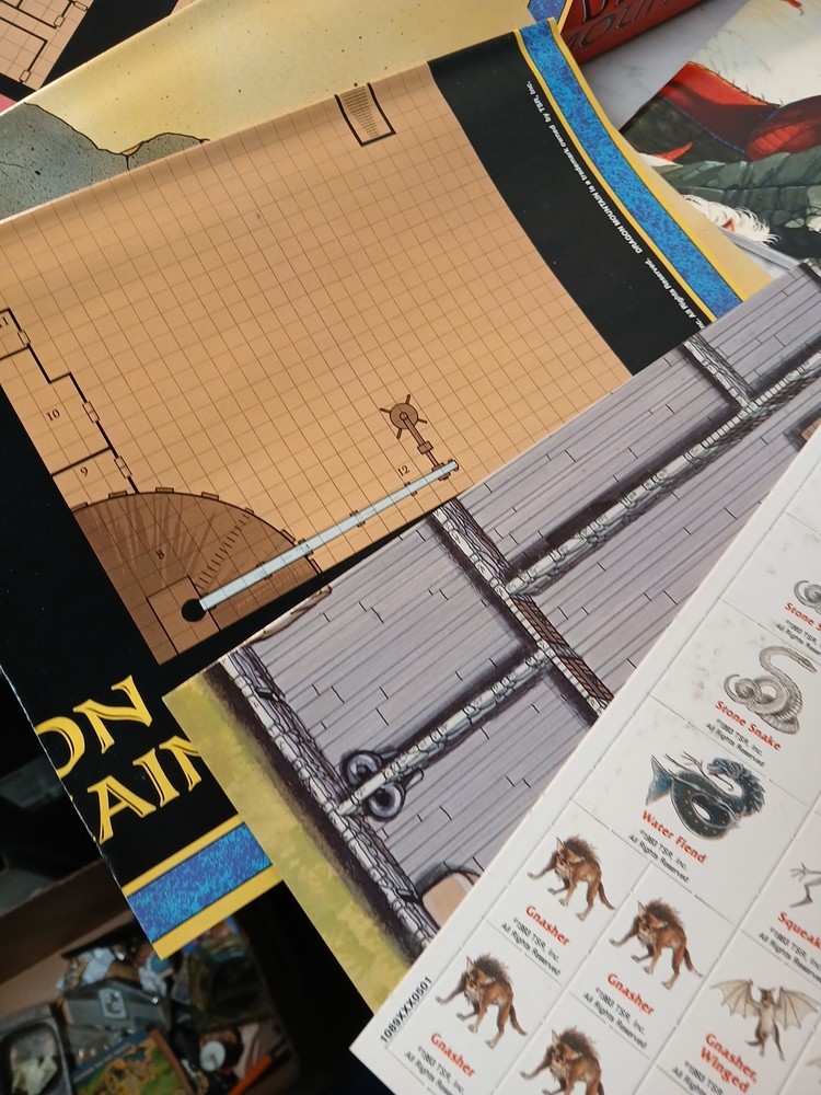 AD&D 2nd Edition Dragon Mountain Adventure Box Set