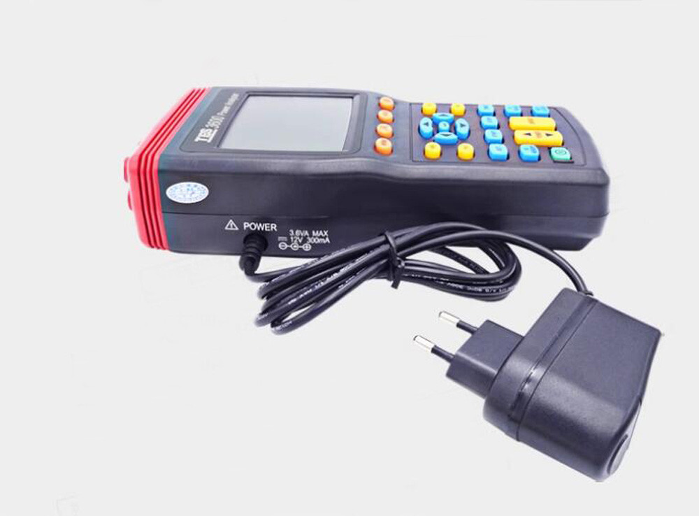 TES-3600N 3-Phase Power Analyzer Tester Harmonics Power Quality Analyzer