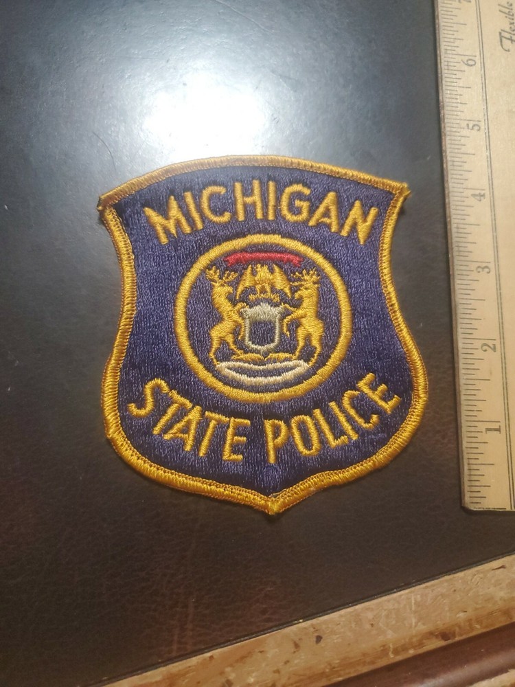 Vitmqge Obsolete Michigan State Police Patch