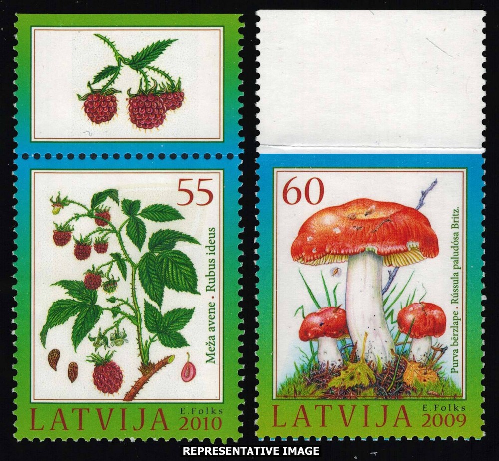 Latvia Scott 767-768 Mint never hinged.