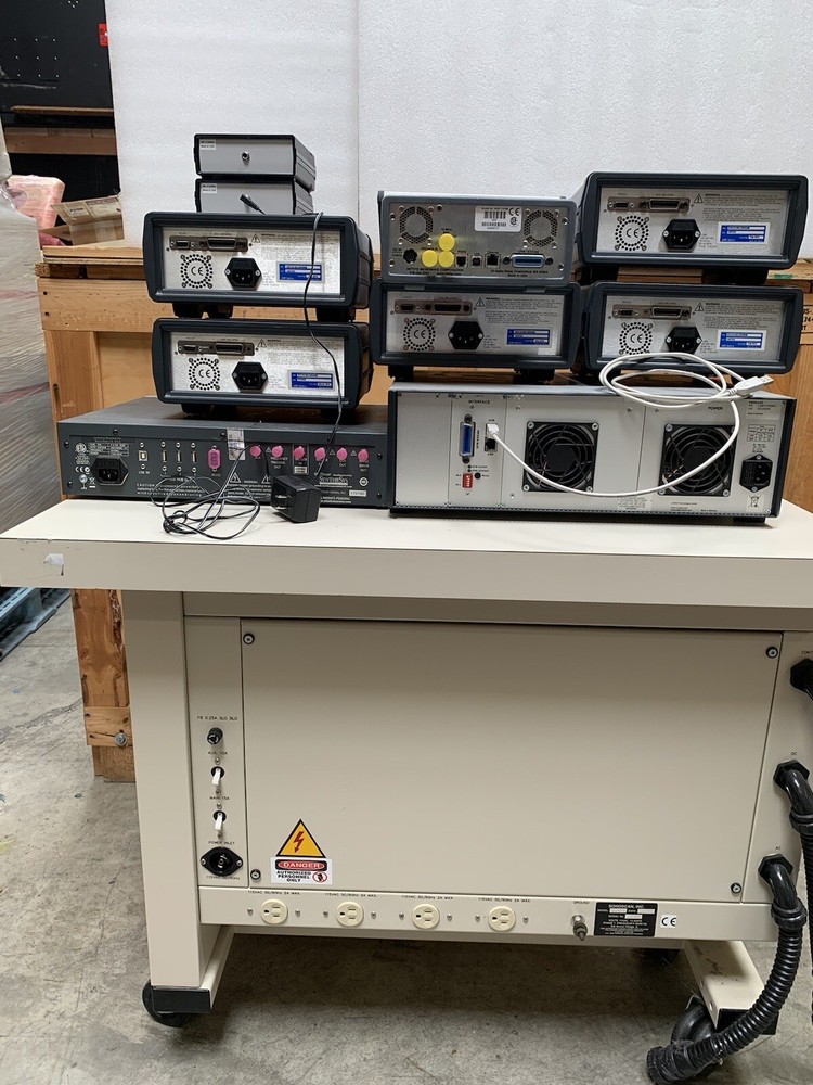 Optical Test Lot Tektronix BertScope CRJ, Luceo Bit Error Tester, JGR Switch