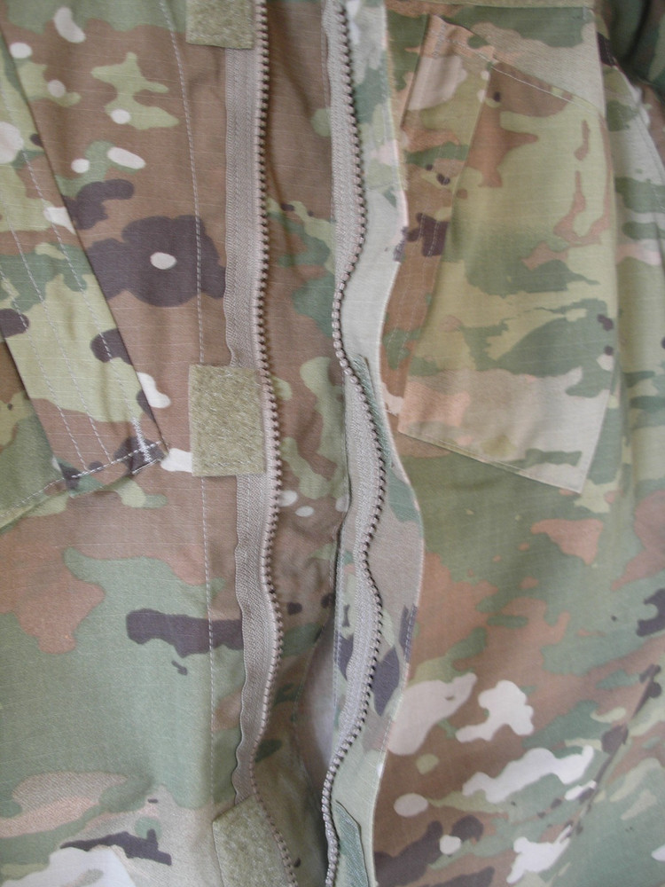 NWT USGI ARMY CAMO COMBAT Medium Regular Uniform Lightweight Coat Zipper Front