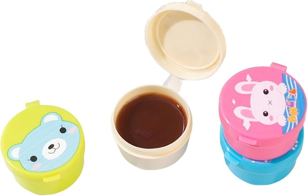 4Pcs Condiment Squeeze Bottle Adorable Appearance Decorative Practical Carrot St
