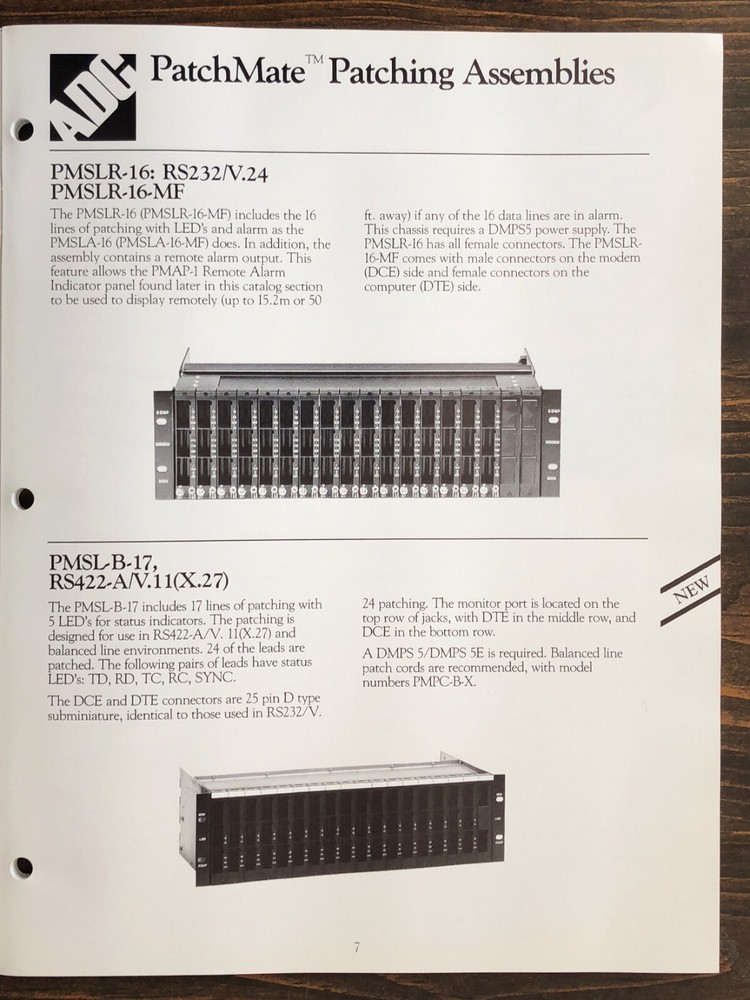 ADC - Network Control Products Catalog (1984)