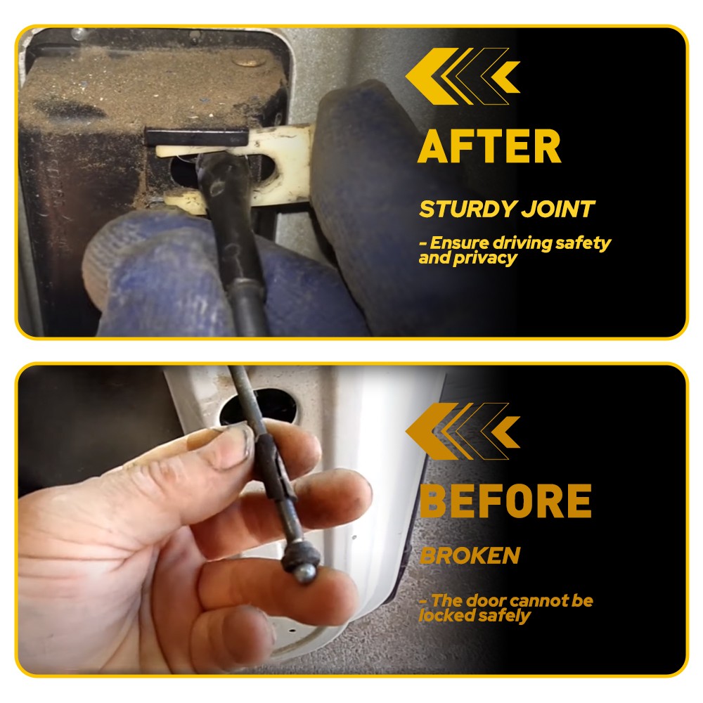 Rear Cargo Right Door Latch Release Cables for 1992-2014 Ford E150 E250 E350 Van