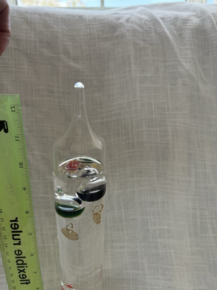 VINTAGE GALILEO THERMOMETER 12”