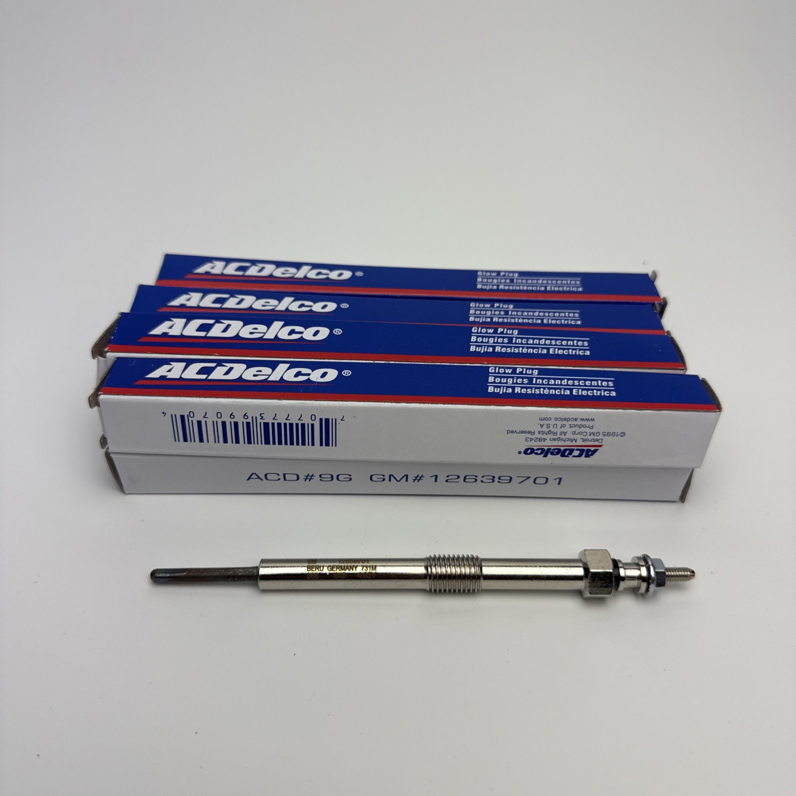 8X Original OEM 12639701 Glow Plugs fit For LMM LML LBZ Silverado Sierra Duramax