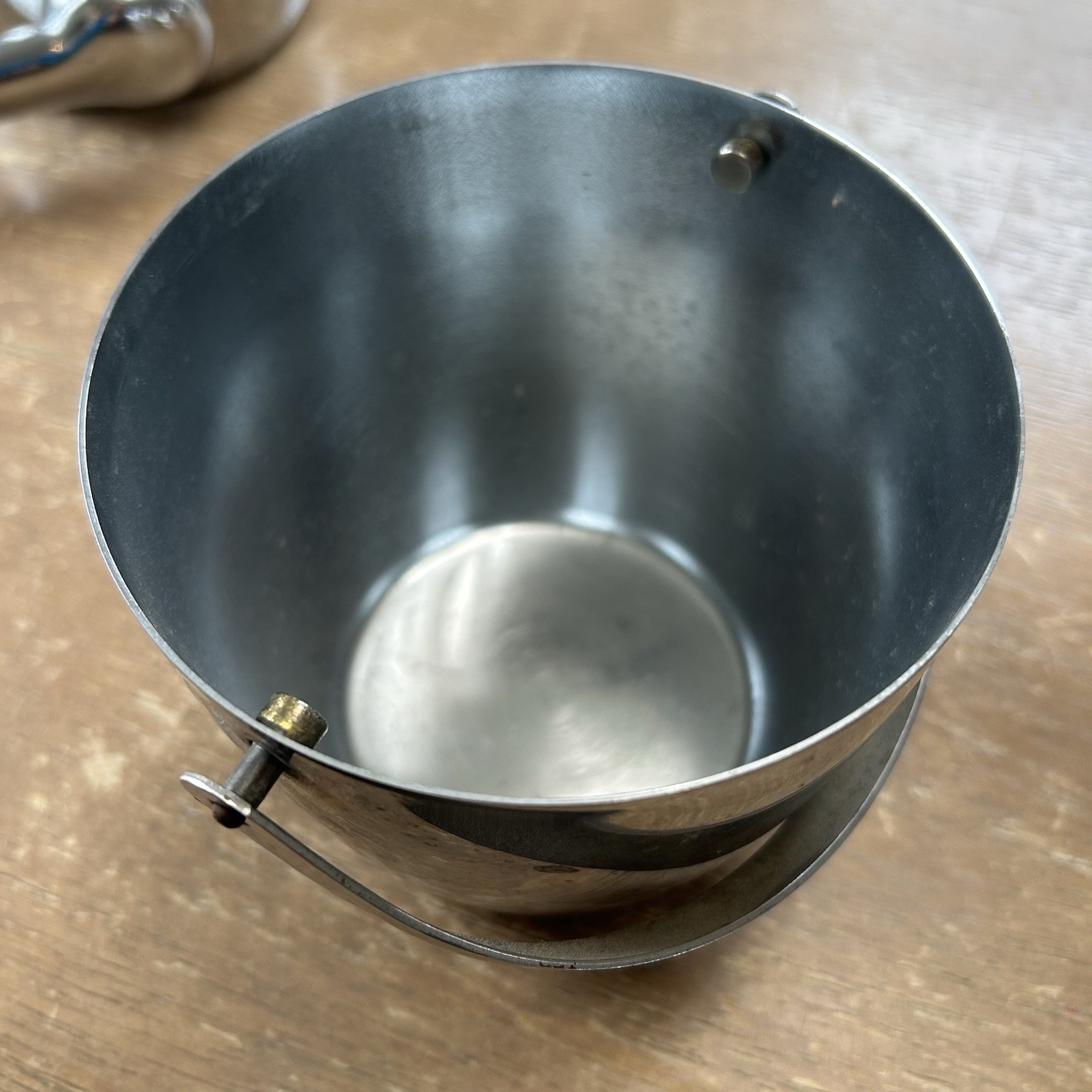 Vintage 50s Rival Ice-O-Mat Bucketeer Ice Crusher No. 480 MCM Mid Century Chrome