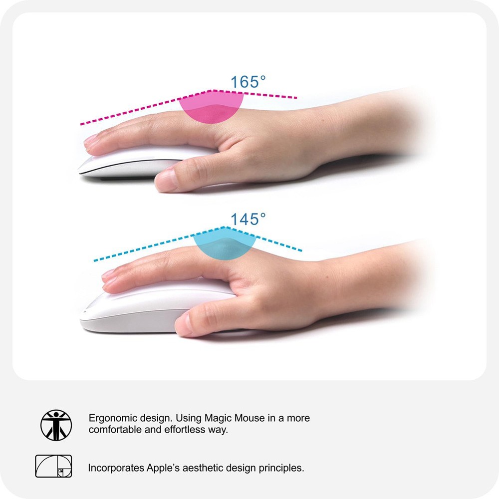 Mouse Charger for Mouse 2, USB-C, Wireless Charging Support, Ergonomic