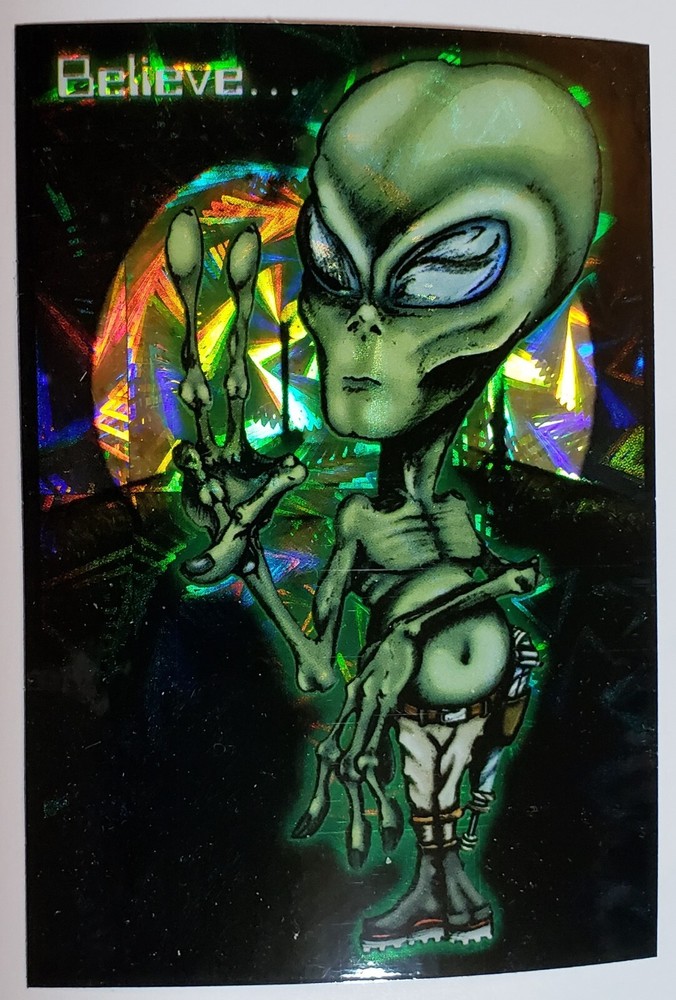 ALIEN--NEW--Vintage (1999)  Vending Machine Sticker (#818)