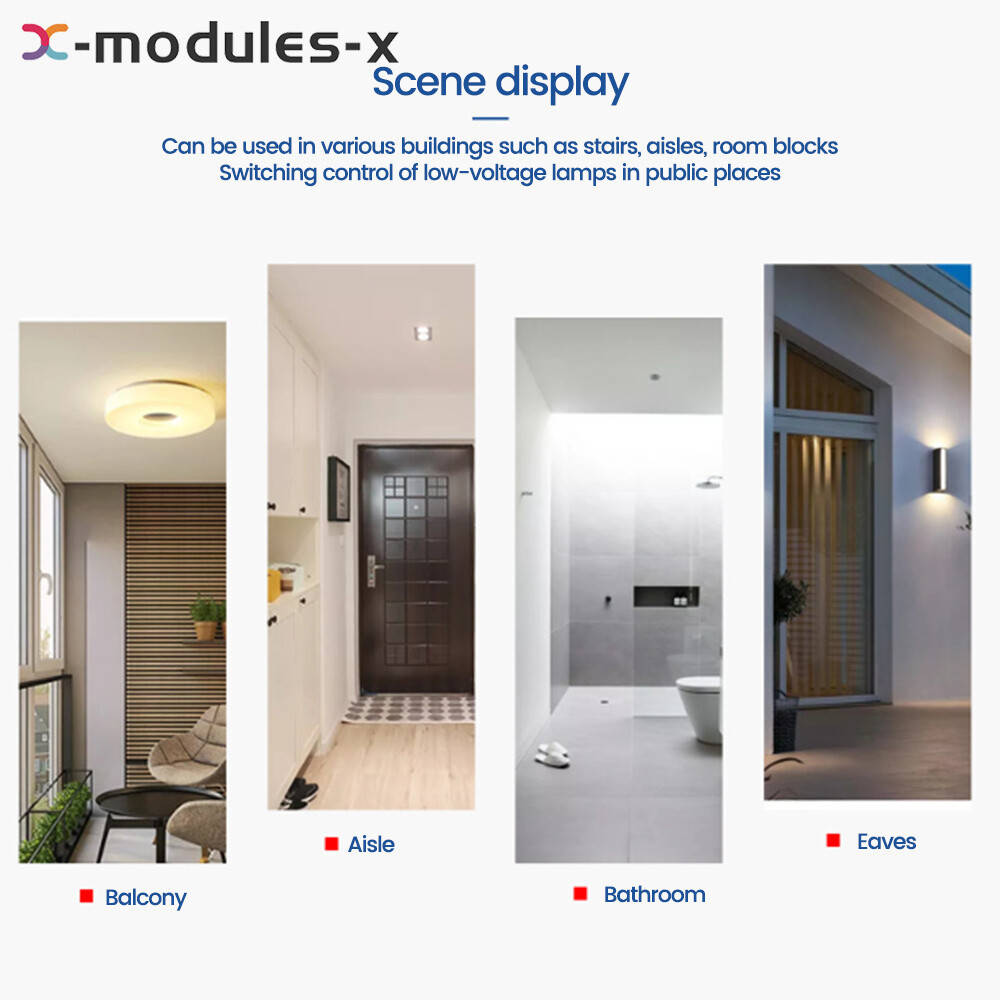 AC85-265V Infrared PIR Motion Induction Sensor 360° Detection For Ceiling Light