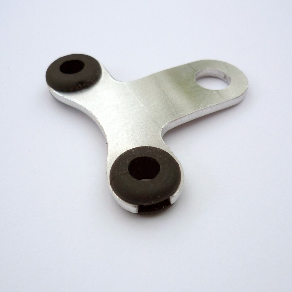 Vintage, 1950s, 60s, Racing, Stem Mounted Brake Cable Guide, Rubber Donuts