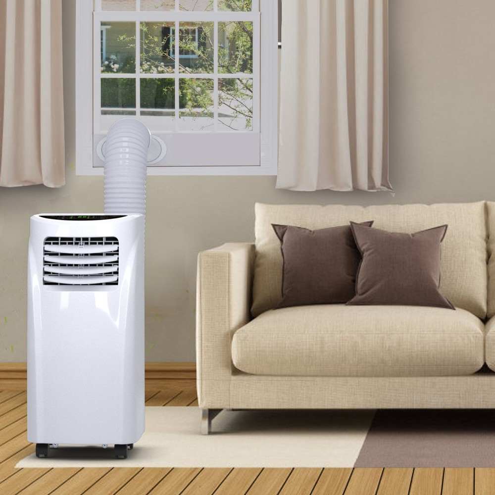 10000 BTU Portable Air Conditioner Remote Control Dehumidifier Compact Single