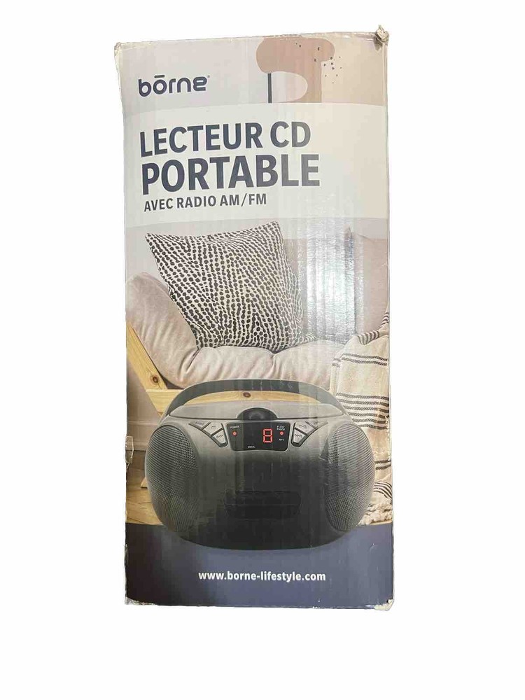 Bōrne Portable CD Boombox