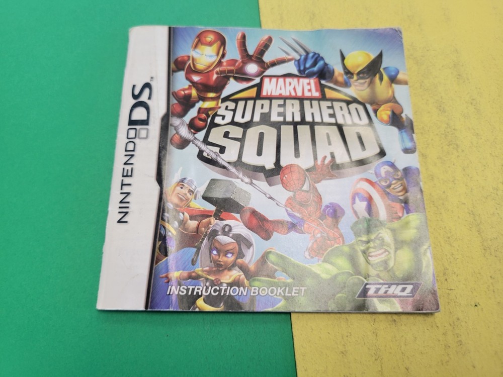 Marvel Superhero Squad Nintendo DS Manual Only
