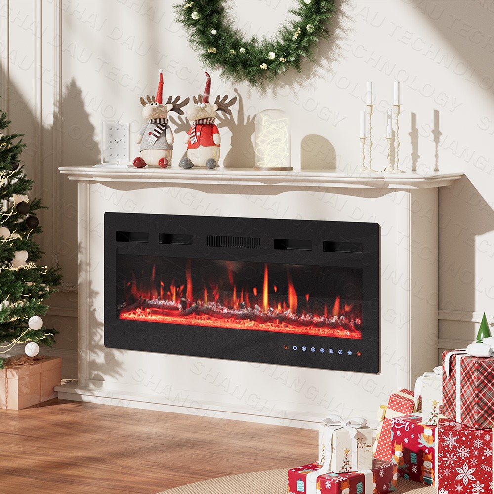 50"/127cm Electric Fireplace Heater Stove |Touch Screen & Remote Fire Place New