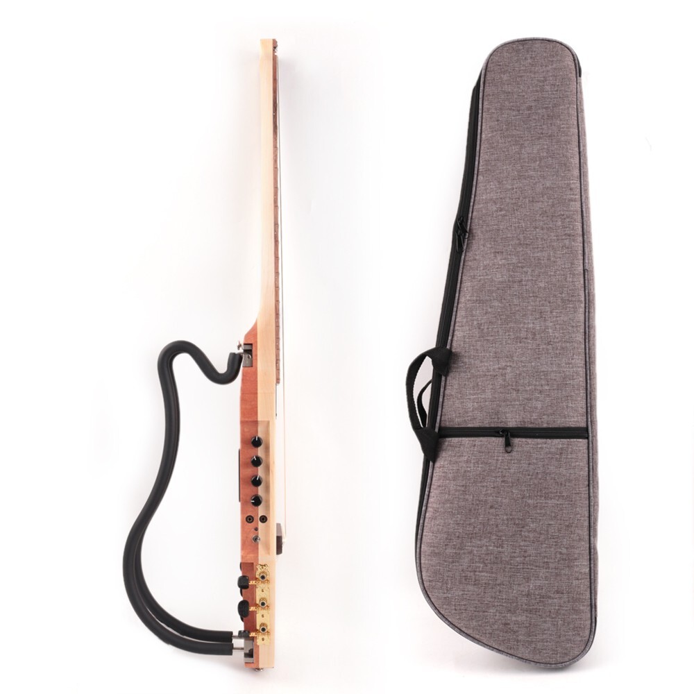 electric classical guitar silent nylon string headless built in effect portable