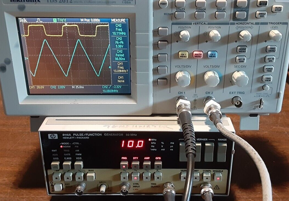 Pulse/Function Generator 50MHz 10V p-pk WORKS GREAT HP8116A Programmable Burst