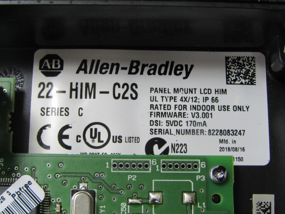 💥ALLEN BRADLEY POWERFLEX PANEL MOUNT LCD HIM KEYPAD 22-HIM-C2S