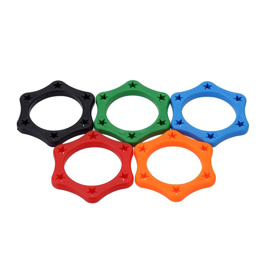 5pcs Rubber Wireless Handheld Microphone Anti-Rolling Protection Ring,Wireles...