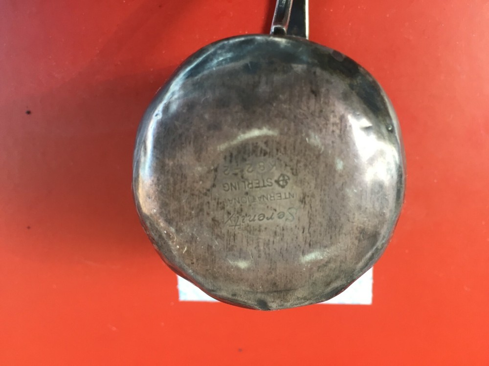 old vintage sterling silver mug