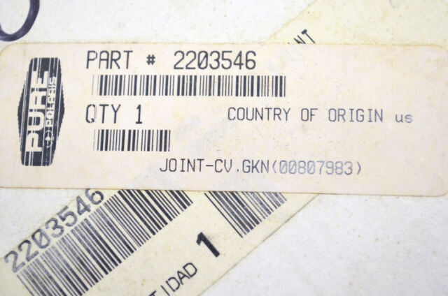 Joint-CV, GKN (00807983)