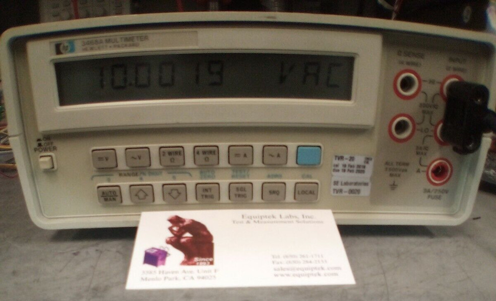 HP 3468A Multimeter CALIBRATED! Excellent Condition