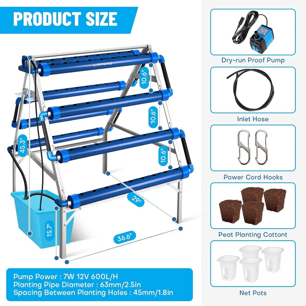 GENORTH, Hydroponic Grow Kit