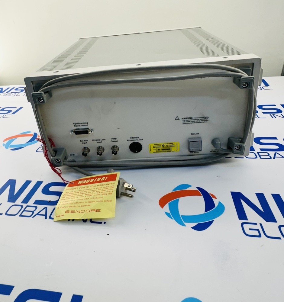 Sencore VG91 Universal Video Generator – Fully Functional (See Photos)