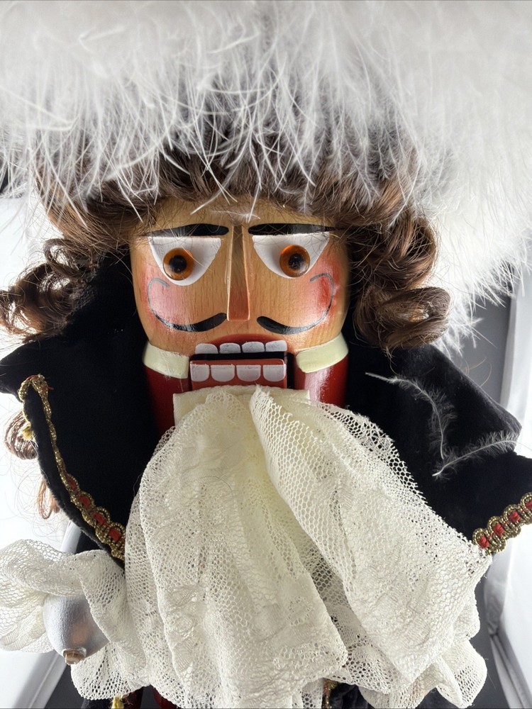 Vintage Signed Steinbach Captain Hook Nutcracker German Handcrafted 18" READ
