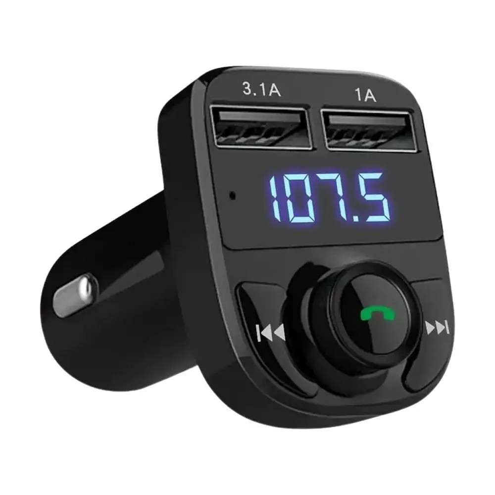 Car Wireless Bluetooth FM Transmitter MP3 Player USB Car Charger Adapter