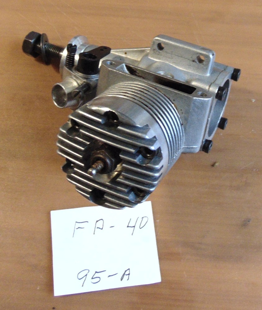OS FP 40 RC Model Airplane Engine, cleaned in excellent cond. 95-A