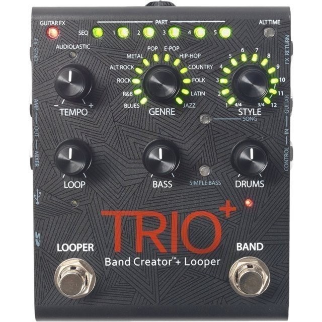 DigiTech TRIO+ Plus + Band Creator + Looper Open Boc Free Ship