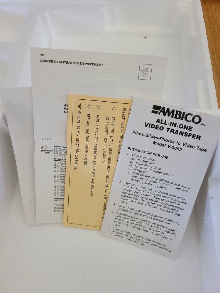 Ambico V-0652 ALL-IN-ONE Video Transfer System