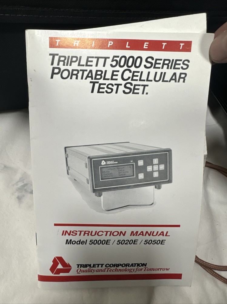 Triplett 5000 Portable Cellular / Mobile EAMPS Test Set / Works