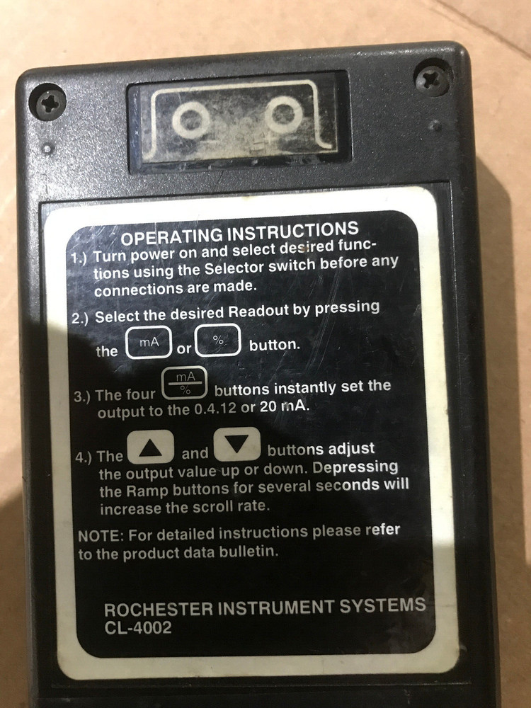 Rochester Instrument CL-4002 Multifunction Process Current Calibrator