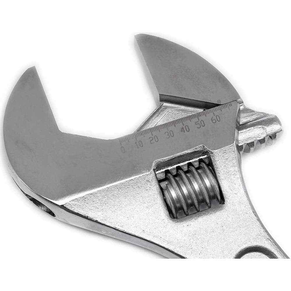 Crescent AC224VS Adjustable Wrench: Chrome-Plated