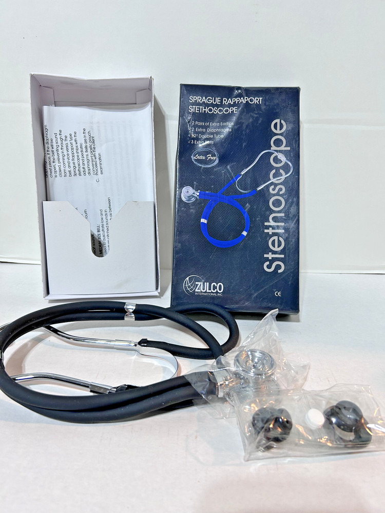 Zulco Sprague Rappaport Stethoscope- 22" Blue New open box