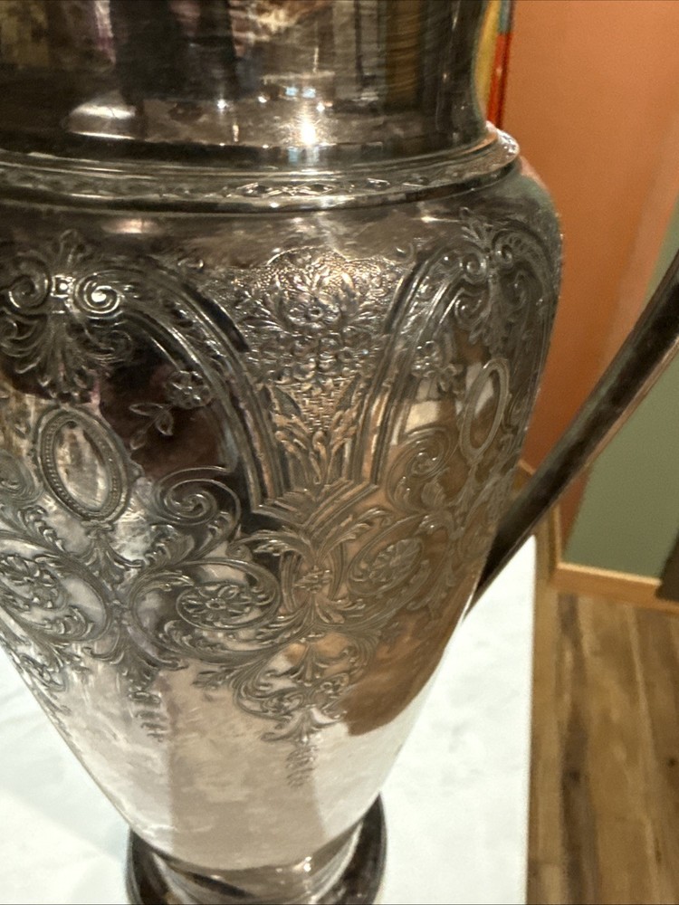 Vintage Silver Plated Water Pitcher