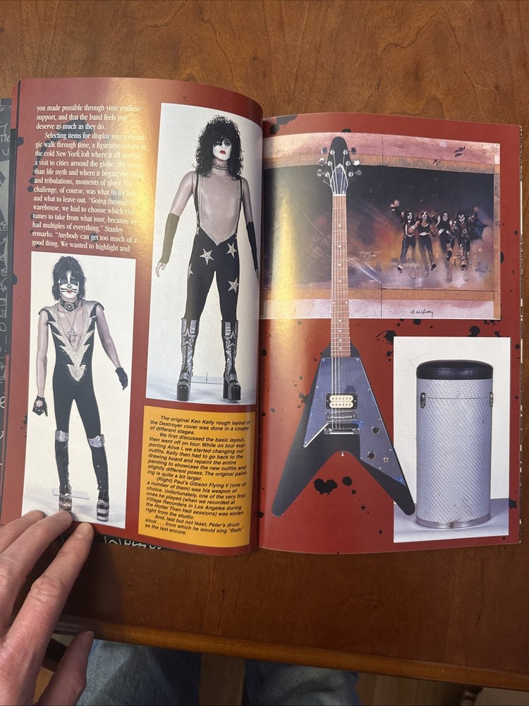 KISS Program Tour Book Tourbook 1995 Official Convention Vintage Kiss Aucoin Era