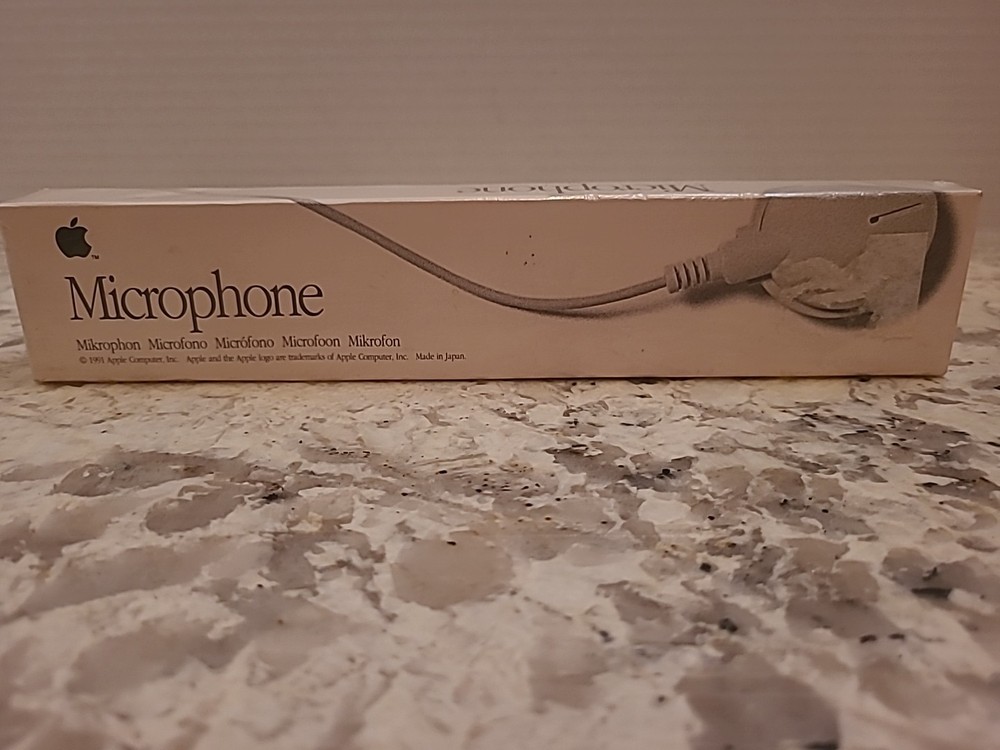 Vintage 1991 Apple Desktop Microphone for Macintosh Computers SEALED NOS