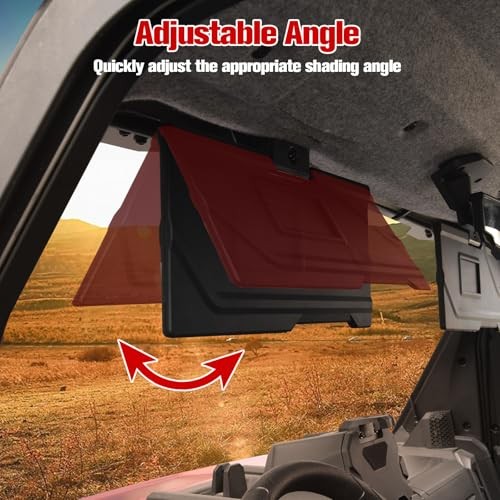 Sun Visors for Polaris Xpedition XP/XP 5/ ADV 2024 2025 Accessories, PP UV&