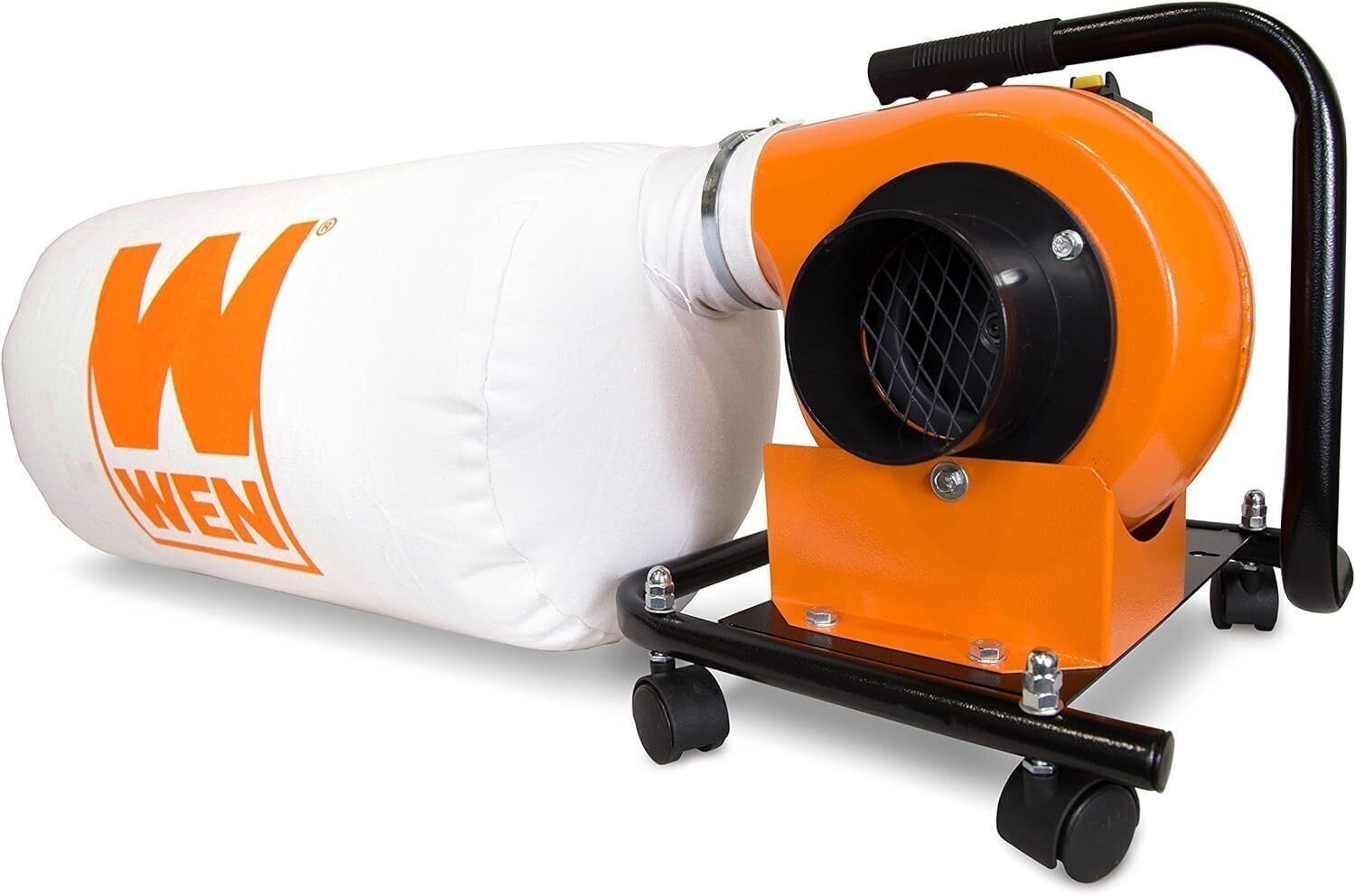 5.7-Amp 660 CFM Rolling Dust Collector W/ 12-Gallon Bag and Optional Wall Mount
