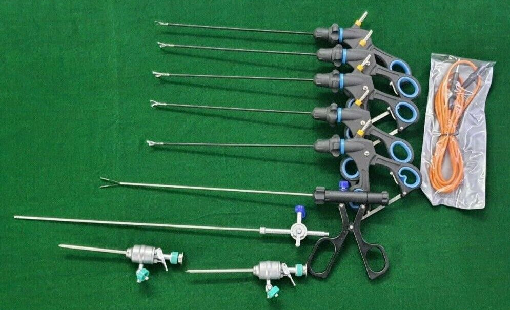 10pc Laparoscopic 3mm Instruments Set Laparoscopy Endoscopy Surgical Instruments