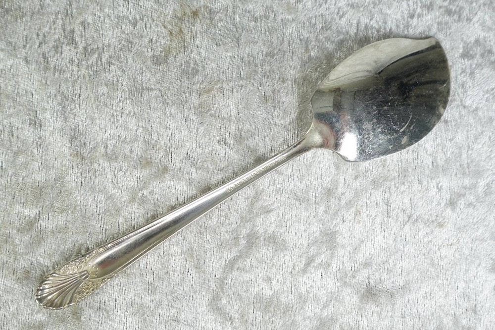 Radiance Pattern Crown Silverplate Flatware I.S. Jelly Server & Cocktail Fork