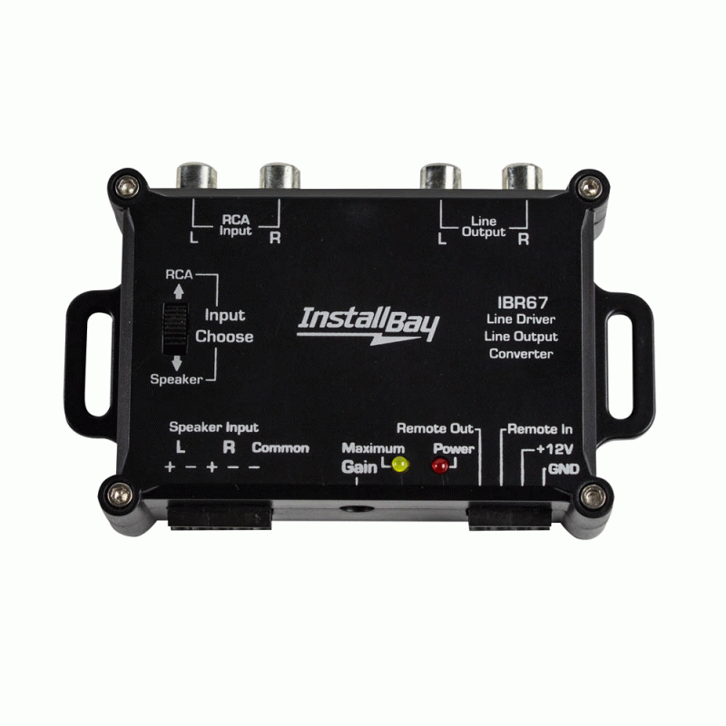InstallBay IBR67 2CH Line Converter Driver/Line Output Accessory - Polybag Pack
