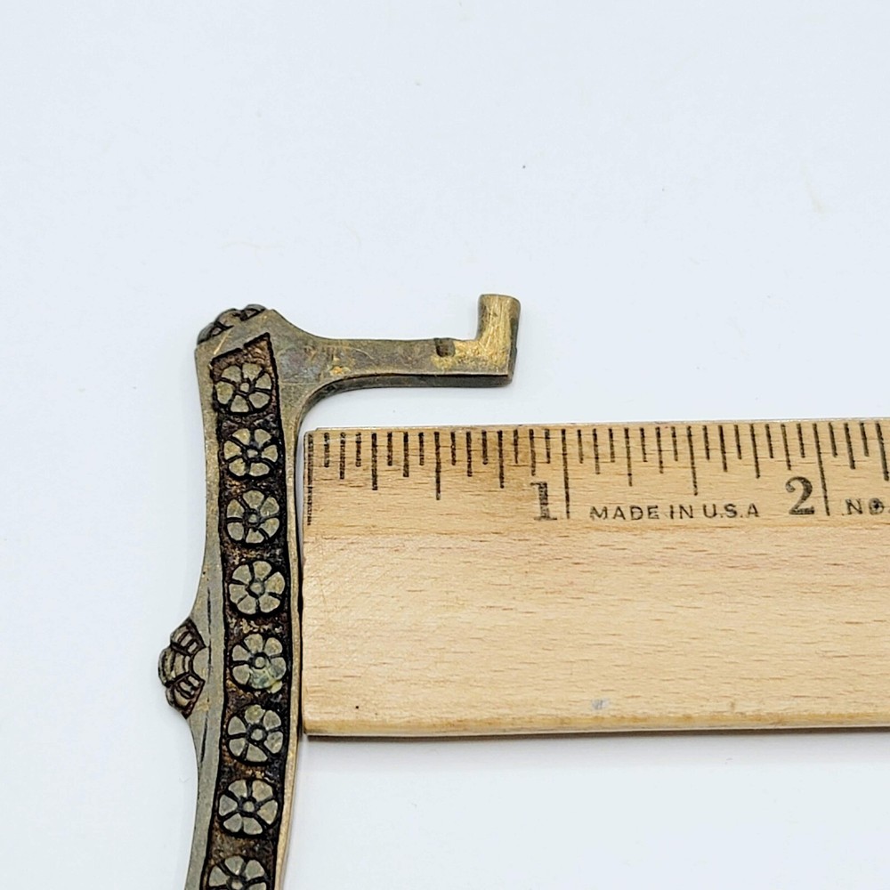 Vintage Brass Bail Pull Handle Replacement 3" .5736